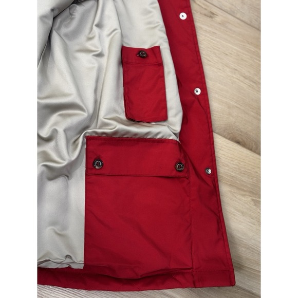 LORO PIANA Quilted Jacket Pinkish/Red Made In Italy Women's 44 - Picture 9 of 14